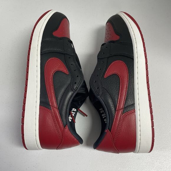 Air Jordan 1 Retro Low OG Banned 2026 IW6276 001 Size 11.5 Black Red Bred Bulls main image 7